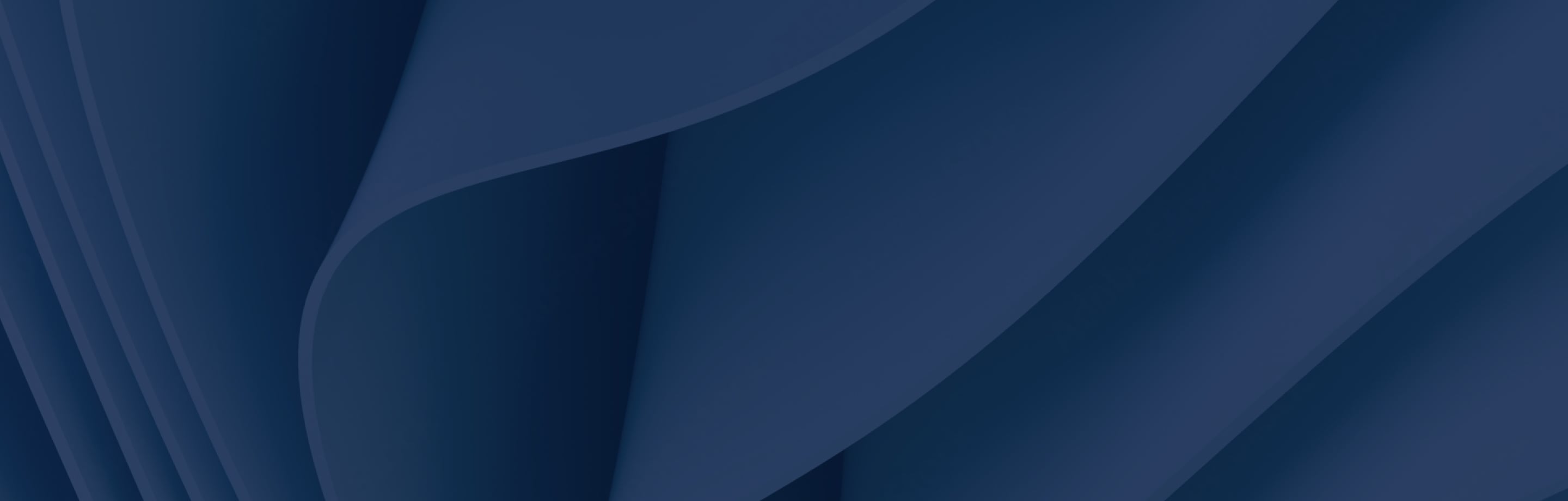 Abstract navy blue background with smooth, flowing curved layers