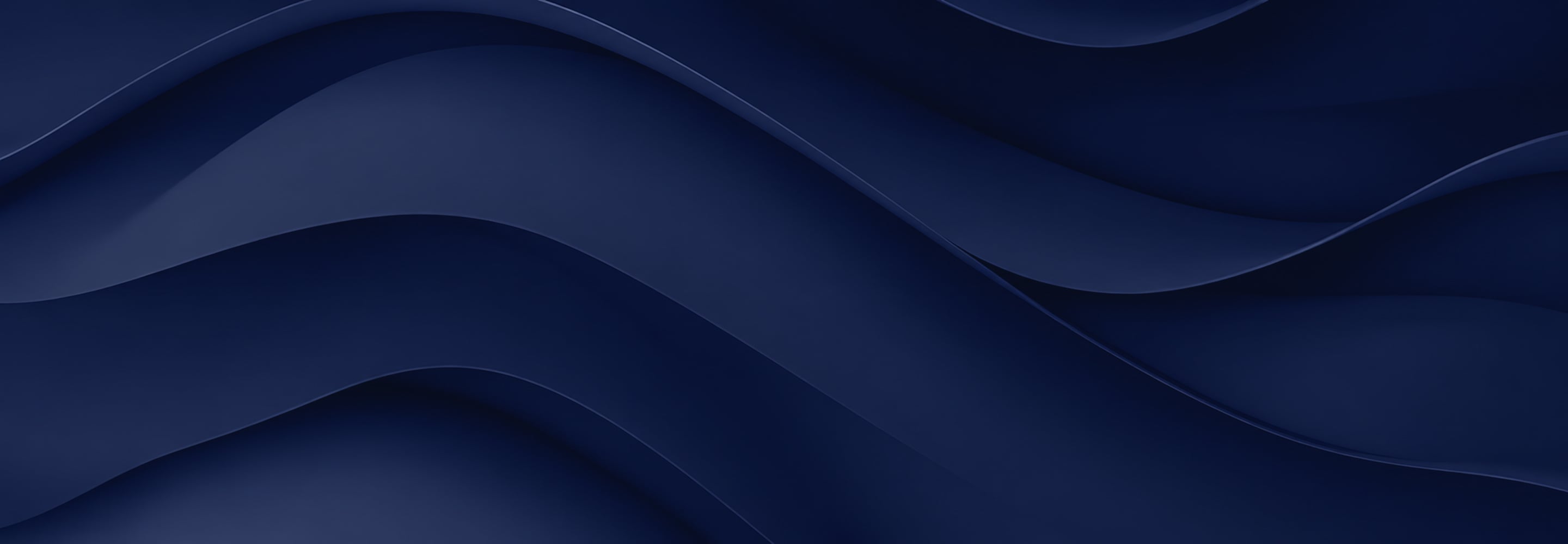 Abstract navy background with soft diagonal folds